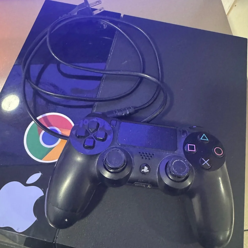 Sony Black PS4 Console Sleek Design
